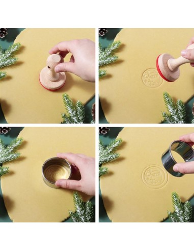 Set De Sellos En Relieve Para Galletas De...