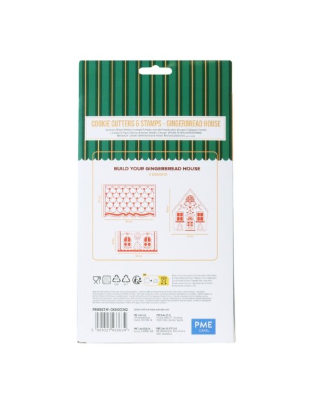 Set De Cortadores Y Sellos Para Galletas- Casita De Jengibre PME