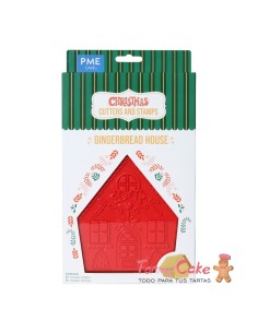 Set De Cortadores Y Sellos Para Galletas- Casita De...