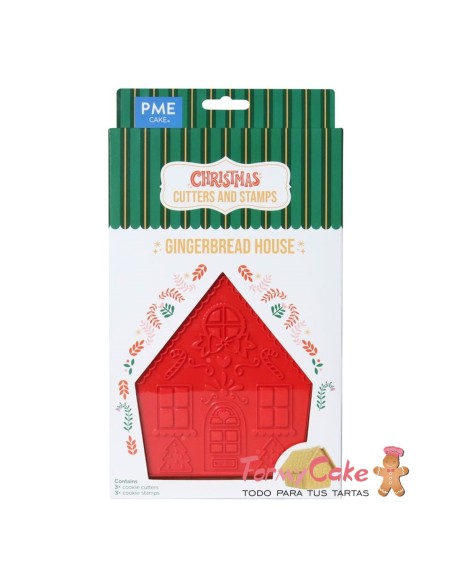 Set De Cortadores Y Sellos Para Galletas- Casita De Jengibre PME