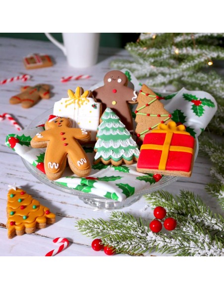 Set Cortadores Galletas Delicias Navideñas 3ud PME