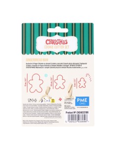 Set Cortadores Galletas Hombre De Jengibre 3ud PME 2