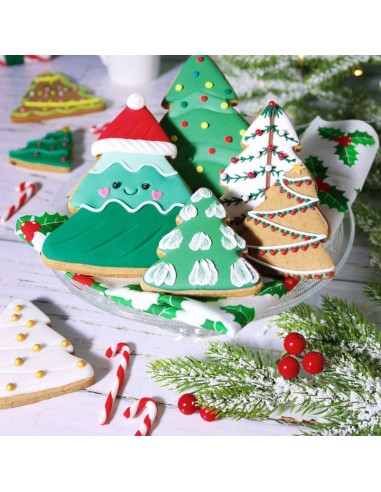 Set Cortadores Galletas Árbol De Navidad 3ud PME