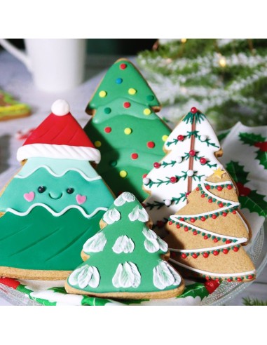 Set Cortadores Galletas Árbol De Navidad 3ud PME