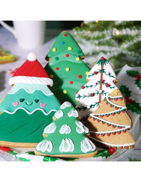 Set Cortadores Galletas Árbol De Navidad 3ud PME