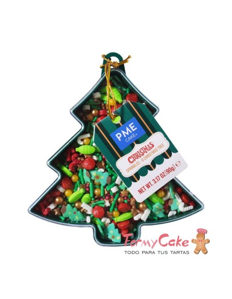 Sprinkle Navideños De Fantasía- Árbol De Navidad 90g PME