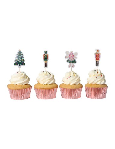 Toppers Para Cupcakes- Cascanueces 24uds PME