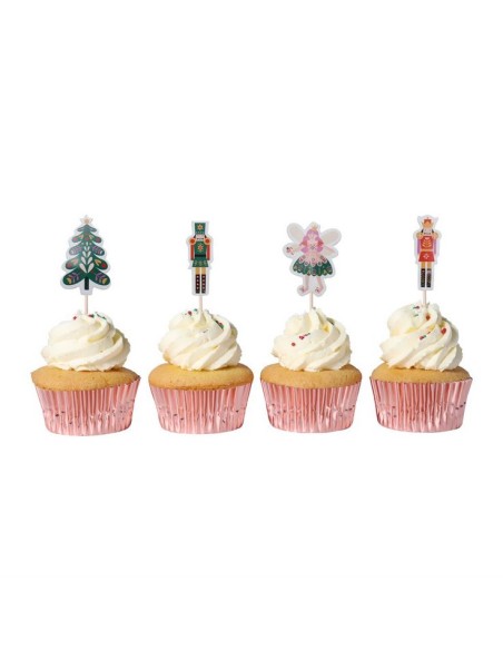 Toppers Para Cupcakes- Cascanueces 24uds PME