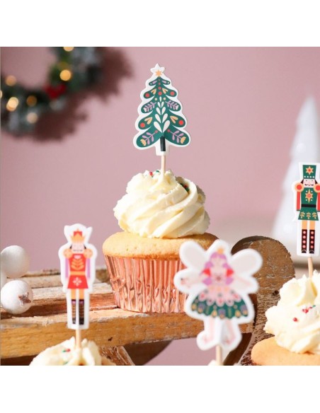 Toppers Para Cupcakes- Cascanueces 24uds PME