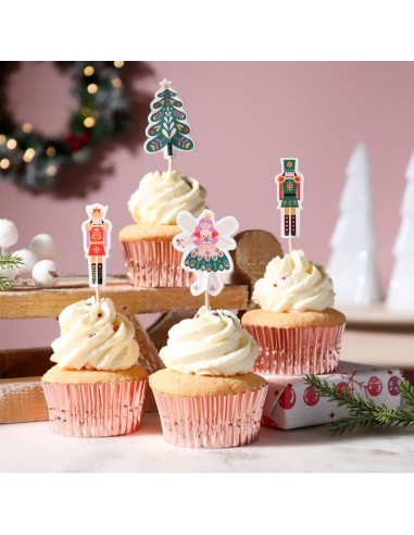 Toppers Para Cupcakes- Cascanueces 24uds PME