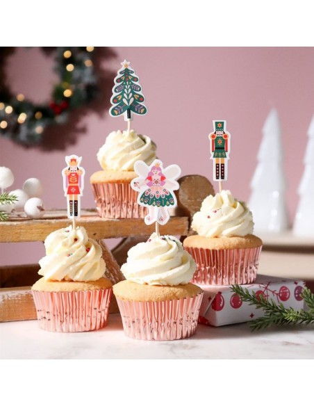 Toppers Para Cupcakes- Cascanueces 24uds PME