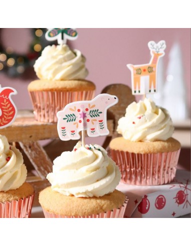 Toppers Para Cupcakes-Bosque Encantado 24uds PME