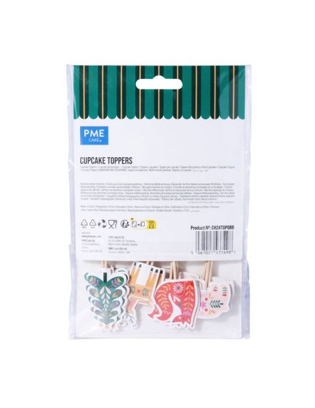 Toppers Para Cupcakes-Bosque Encantado 24uds PME