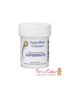 Colorante Polvo Superwhite 20gr Sugarflair