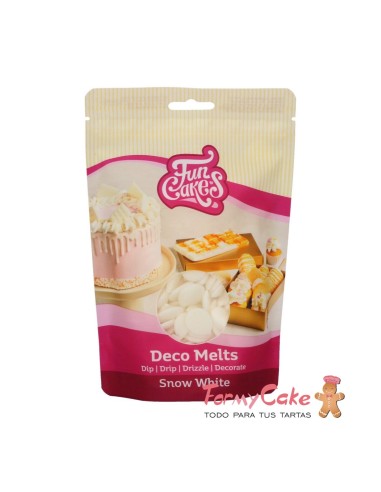 Deco Melts Snow White 250gr Funcakes