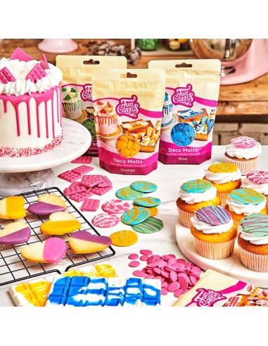 Deco Melts Rosa 250gr Funcakes