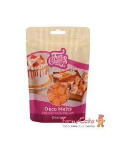 Deco Melts Naranja 250gr Funcakes