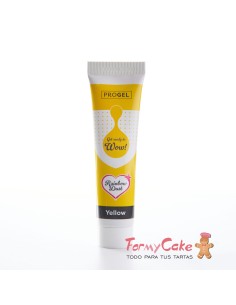 Colorante Gel Amarillo Progel 25gr De Rainbow Dust