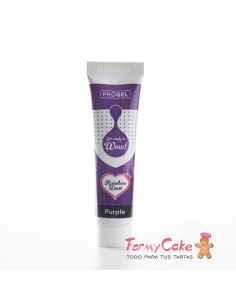 Colorante Gel Morado Progel 25gr De Rainbow Dust
