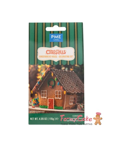 Set Decoración Para Casa De Jengibre 115g PME