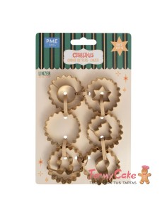 Set Cortadores Galletas Juego linzer 6ud PME