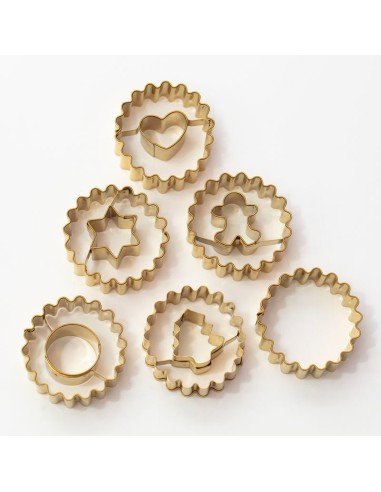 Set Cortadores Galletas Juego linzer 6ud PME