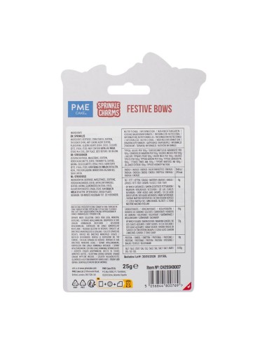 Sprinkle Navideños Charms- Lazos Festivos 25g PME