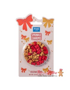 Sprinkle Navideños Charms- Lazos Festivos 25g PME