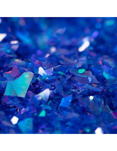Magic Sparkles Copos De Glitter Iridescente Comestible- Azul Zafiro 3gr PME