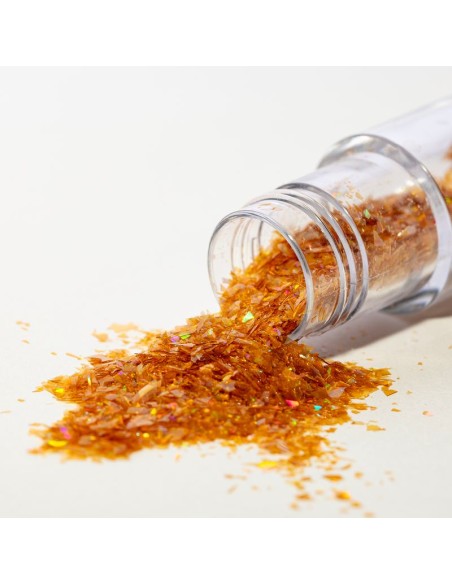 Magic Sparkles Copos De Glitter Iridescente Comestible- Oro 3gr PME