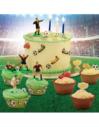 Velas Cumpleaños De Futbol 12ud Dekora