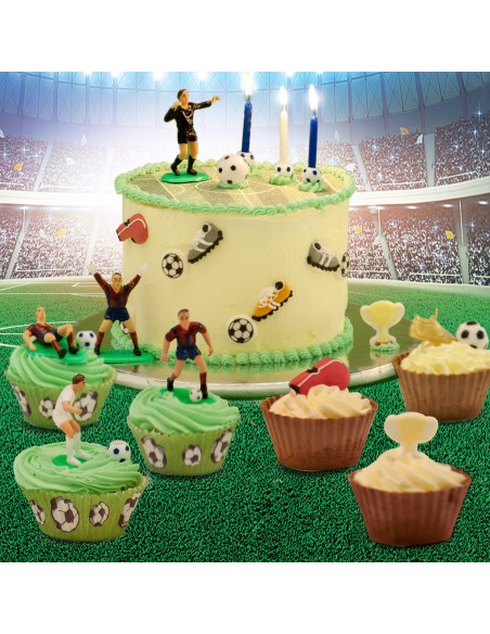 Velas Cumpleaños De Futbol 12ud Dekora