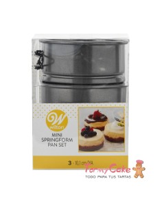 Mini Moldes Desmontables Set/3  Wilton