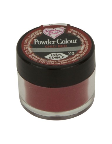 Colorante en Polvo Chili Red 2gr Rainbow Dust