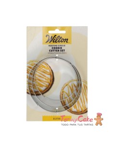 Set Cortadores Nesting Círculo 3ud Wilton