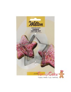 Cortadores Nesting Estrella 3ud Wilton