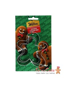 Cortadores Nesting Hombre De Jengibre 3ud Wilton