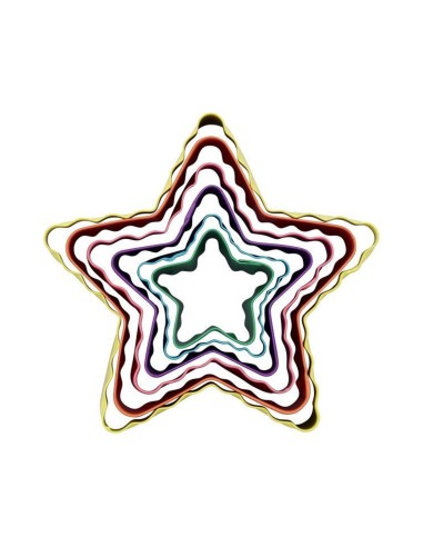 Cortadores Doble Cara Estrella 6ud Wilton