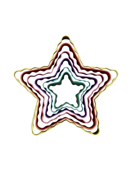 Cortadores Doble Cara Estrella 6ud Wilton