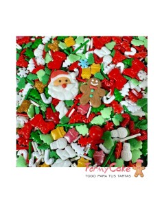 Sprinkles Mix Santa Claus 90g Azucren
