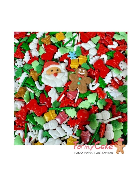 Sprinkles Mix Santa Claus 90g Azucren