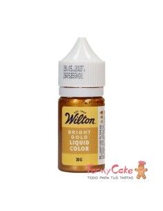 Colorante Líquido Color Liquid Dorado 30gr Wilton