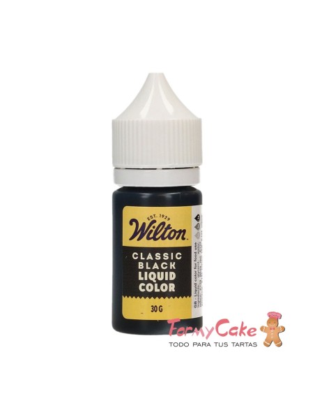 Colorante Líquido Color Liquid Negro 30gr Wilton