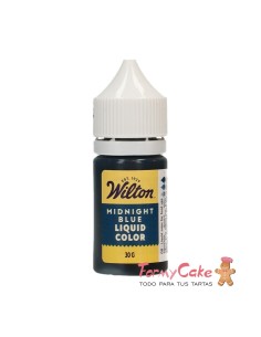 Colorante Líquido Color Liquid Azul Medianoche 30gr Wilton