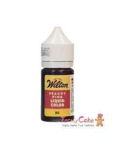 Colorante Líquido Color Liquid Rosa Melocotón 30gr Wilton