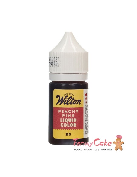 Colorante Líquido Color Liquid Rosa Melocotón 30gr Wilton
