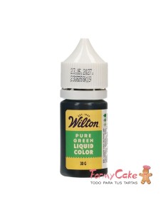 Colorante Líquido Color Liquid Verde 30gr Wilton