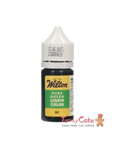 Colorante Líquido Color Liquid Verde 30gr Wilton