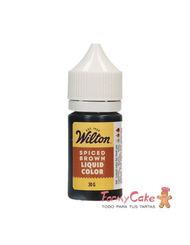 Colorante Líquido Color Liquid Marrón 30gr Wilton