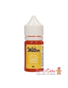 Colorante Líquido Color Liquid Amarillo 30gr Wilton